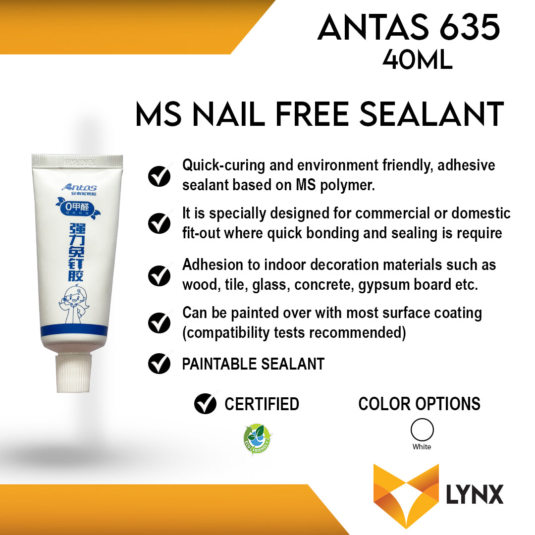 Antas 635 MS Nail Free Sealant 40ml