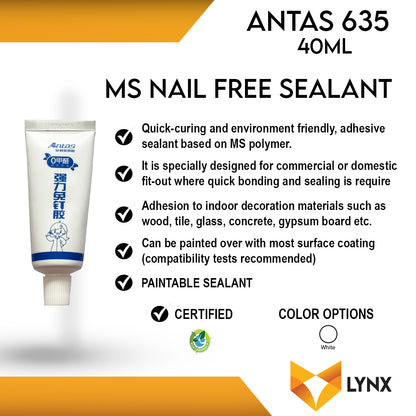 Antas 635 MS Nail Free Sealant 40ml