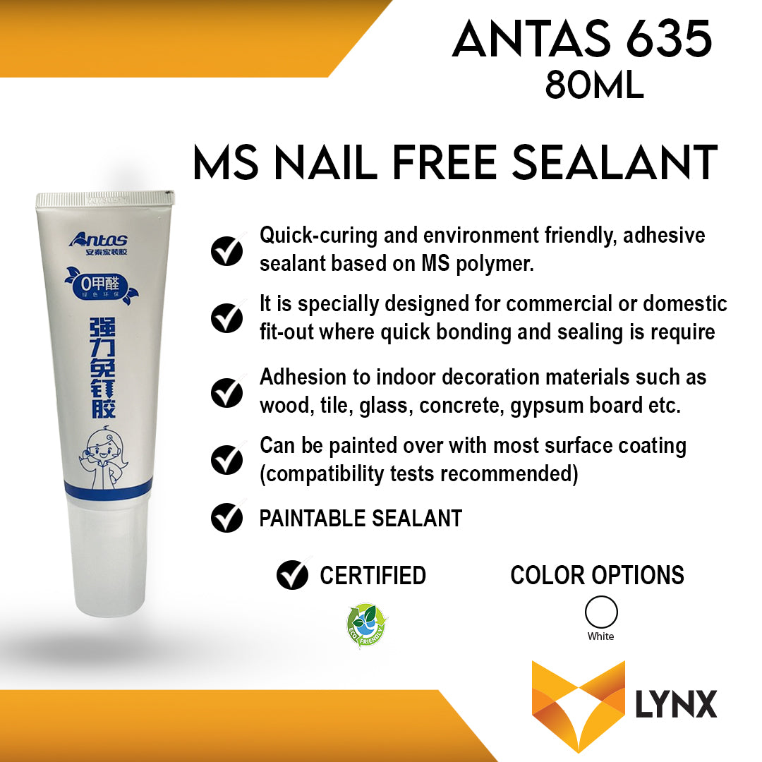 Antas 635 MS Nail Free Sealant 80ml