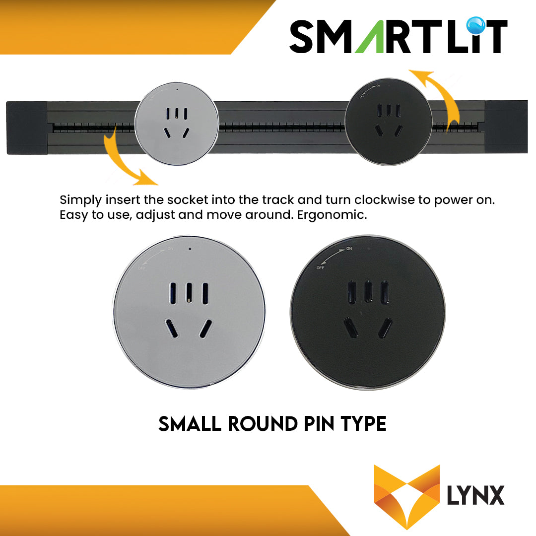 SMARTLIT Movable Power Track Socket