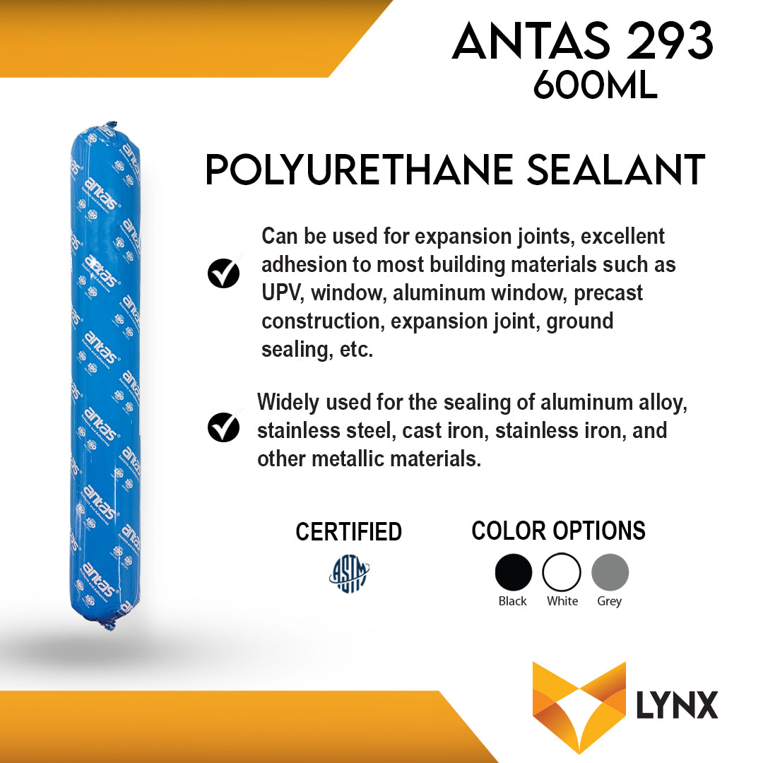 Antas 293 Polyurethane Sealant 600ml Sausage