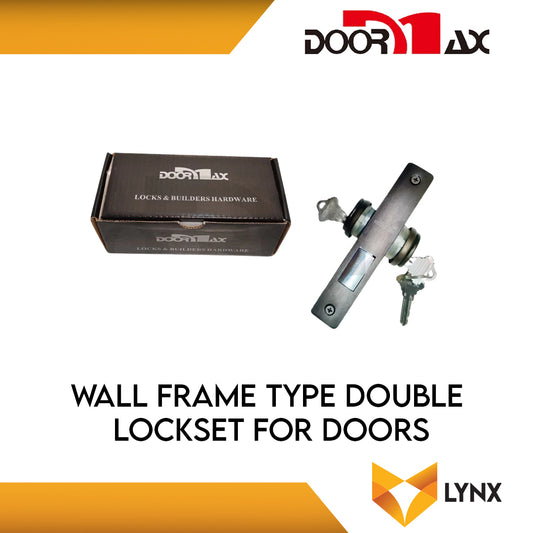 DOORMAX Wall Frame Type Double Lockset for Doors