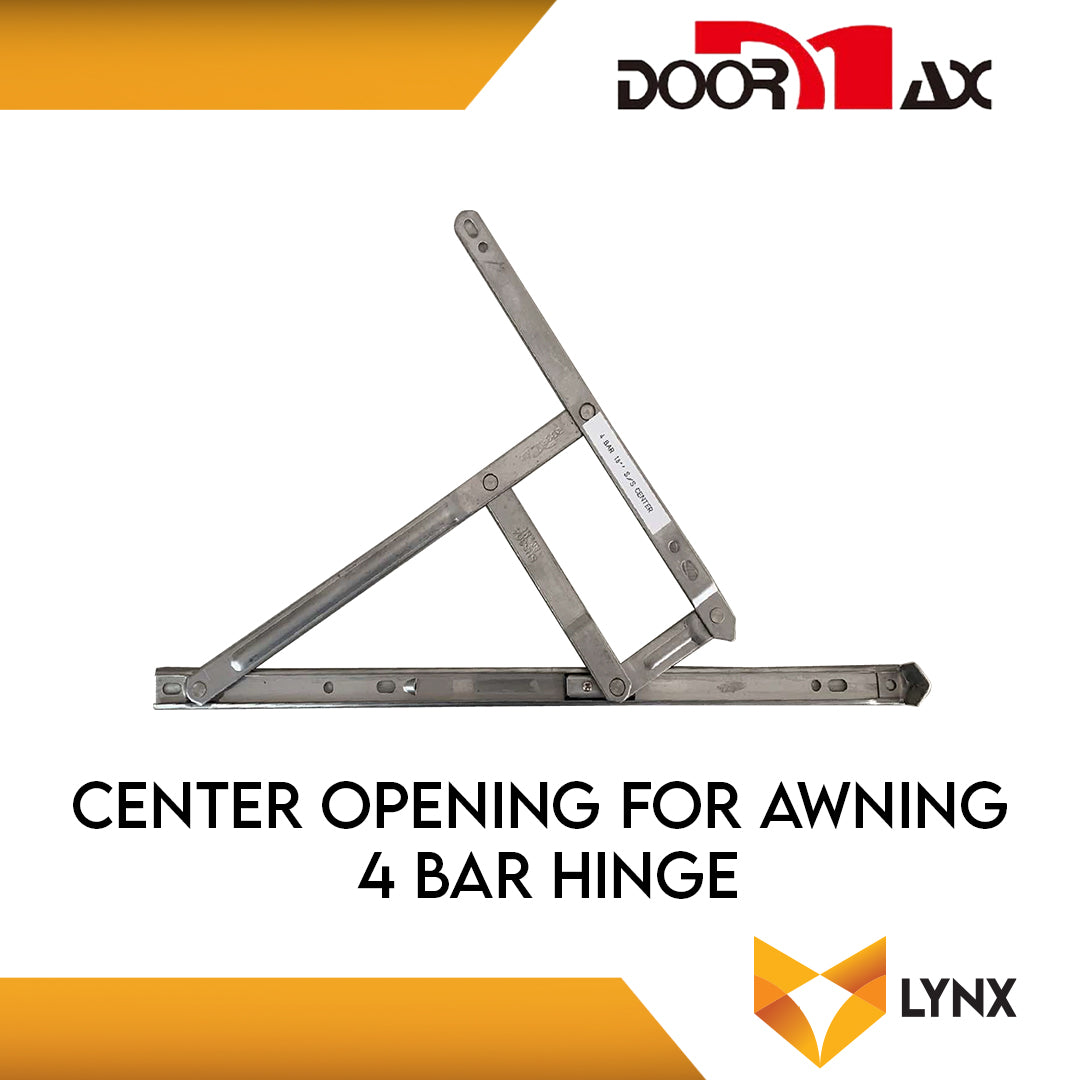 CENTER OPENING FOR AWNING - 4 BAR HINGE