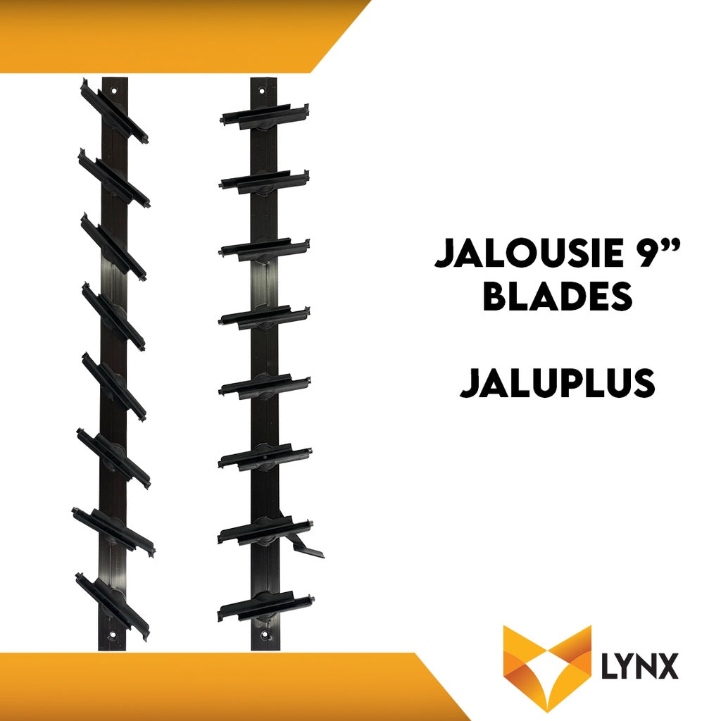 Jalousie Jaluplus 9 Blades for Louver Window 1 Pair