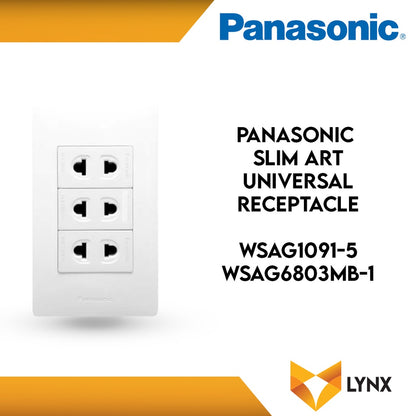 Panasonic Slim Art Universal Receptacles